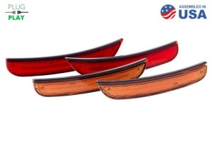 Dodge Charger Side Marker Light Assembly - Diode Dynamics - LED Sidemarkers - Amber Red - `15-`21